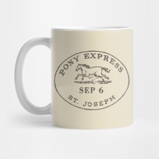 Pony Express Postmark - St. Joseph Mug